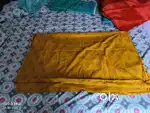 Mustard yellow saree