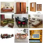 New Furniture [instalment]cot, divan, sety, diningtable, alamarab