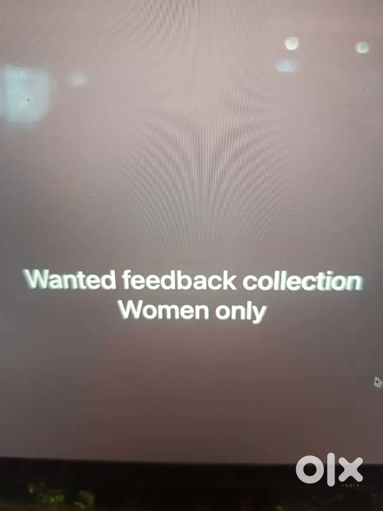 Feedback collection executive - Women job