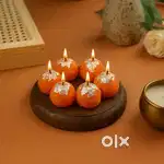 Glow & Sweet – Laddu Candle Collection