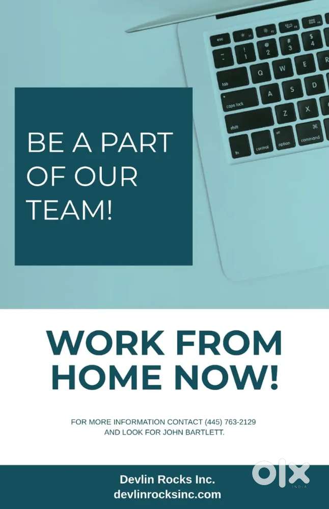 Online work from home opportunity