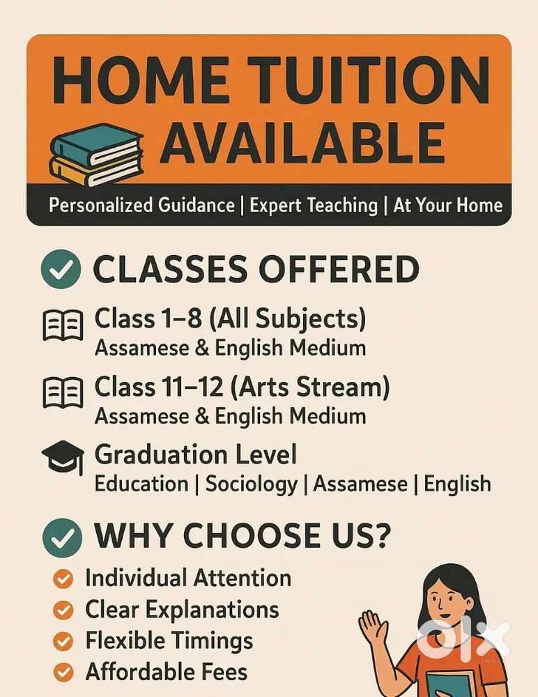 Home Tution Available