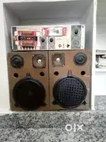 Dj sound box 8 inch spikers with amplifier