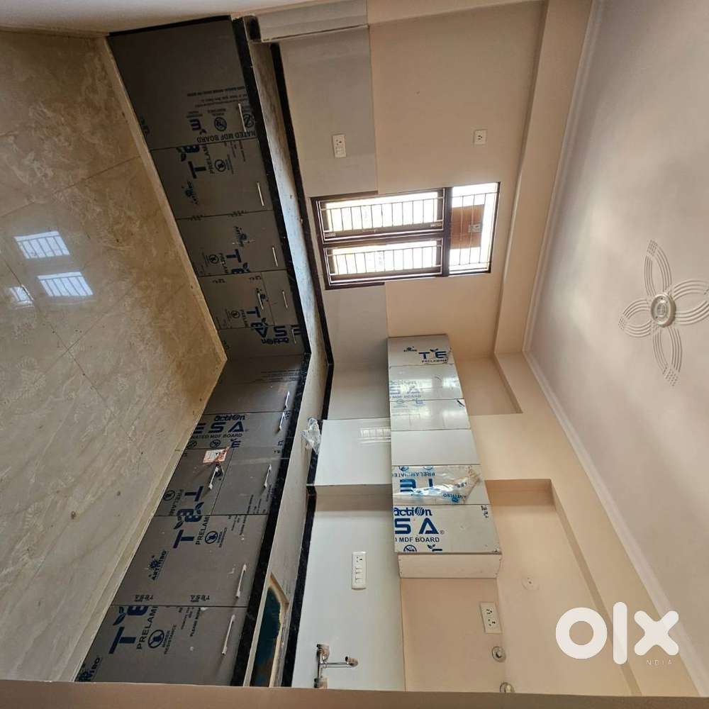 2 BHK flat with modular kitchen and gym