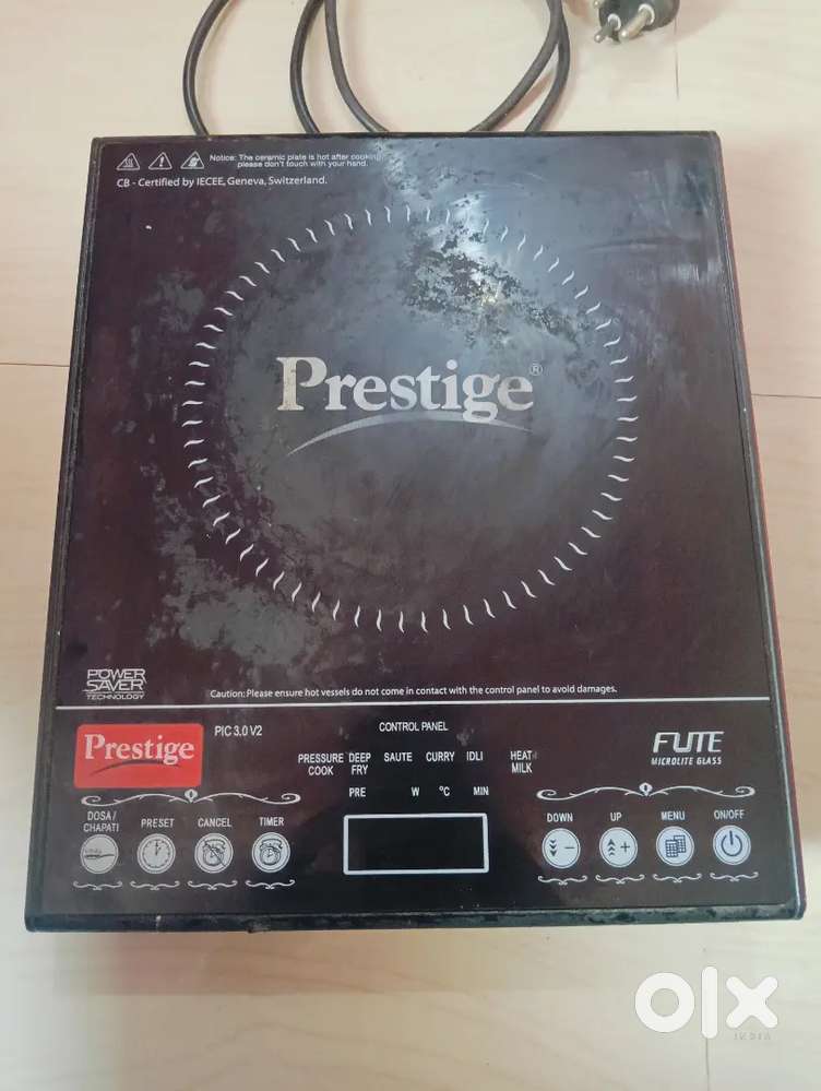 2 years old touch screen Induction with 2000 watt