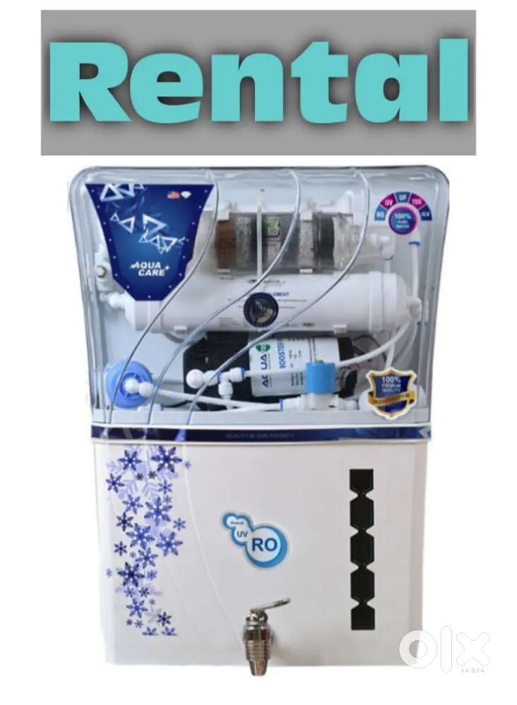 Ro water purifier available on rent
