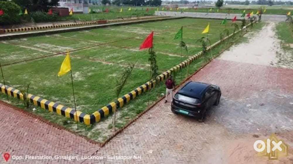 लखनऊ में प्लॉट खरीदें शहीद पथ से 8 km दूर विकसित एरिया में निवेश