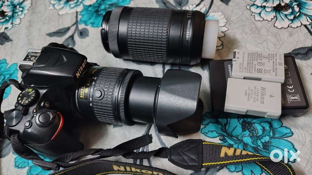 Nikon d 3500 with 2 lens 18-55 & 70-300