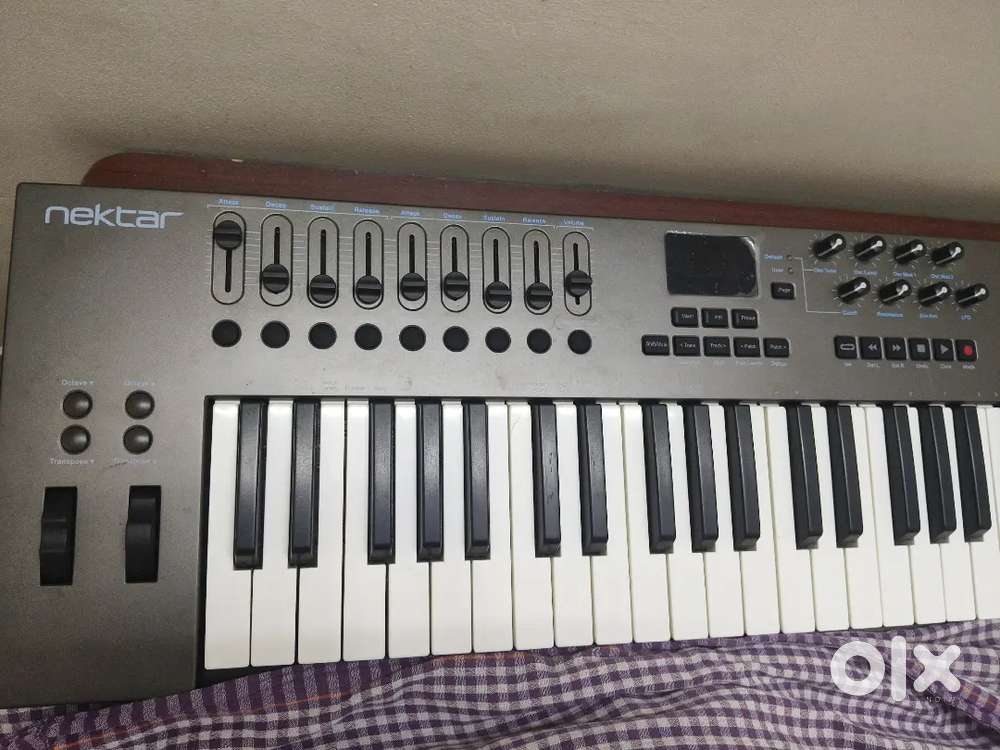 Nectar impact midi keyboard and Samson headset