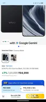 Vivo x200 pro 5G