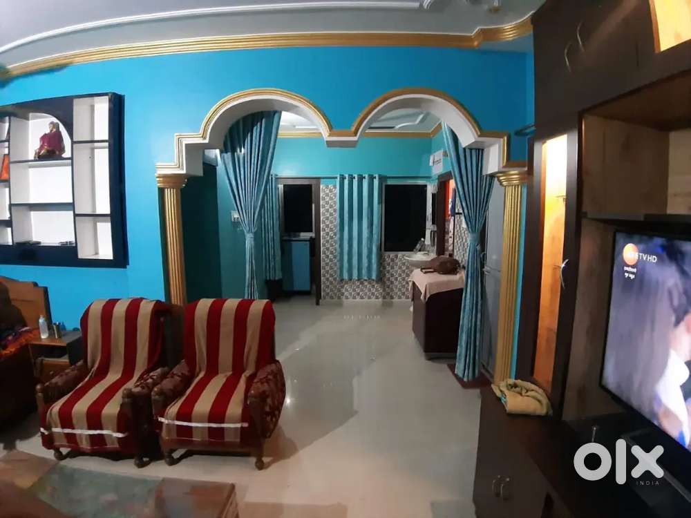 2bhk fully furnished flat with all required furnitures and aminities.