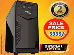 New brand core i3 system with warrenty only 5999/-