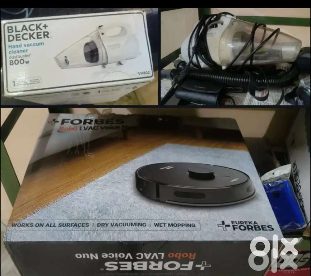 Black+ Decker Eureka Forbes vaccum cleaner with mob