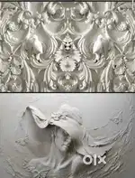 3 D customize wallpaper roller blinds