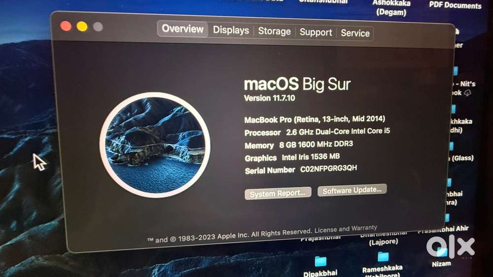 Mac book pro retina 13”