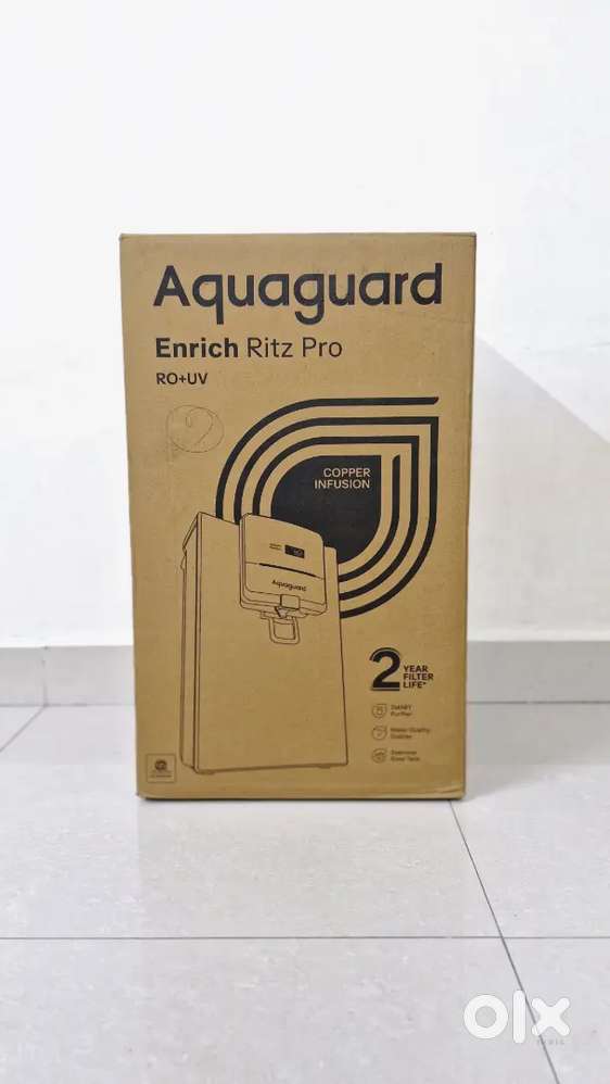 Aquaguard Ritz Pro RO+UV+Copper Water Purifier I Stainless Steel Tank
