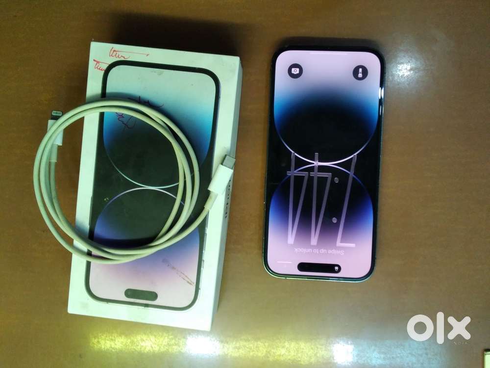 iphone 14 pro 128gb indian bill, box,cable and battery health 79%