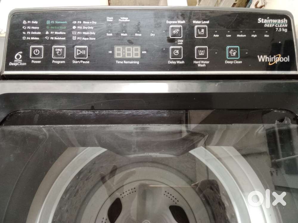 Whirlpool top load 7.5 kg washing machine for sell