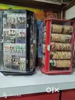 Display fancy stands , singar sewing stitching new ladies corner stock
