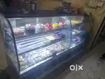 Cake mithai glass cauntr display