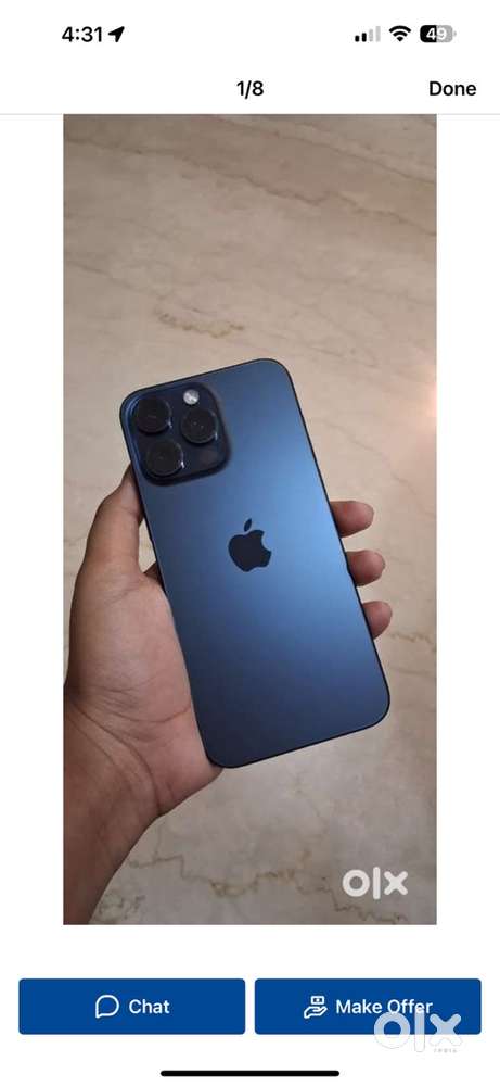 Iphone 15 pro max 256 gb hongkong varient