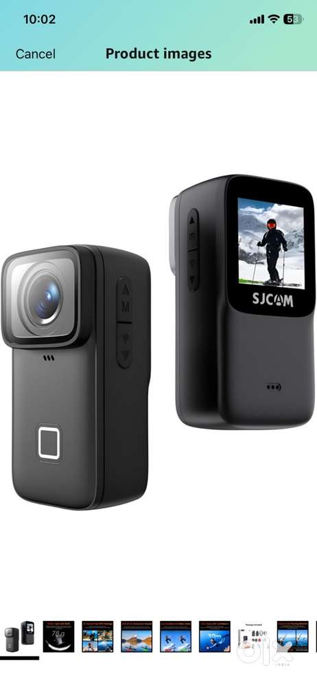 SjCam for vlogging