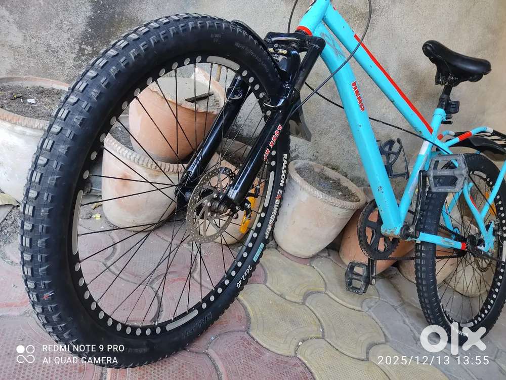 डिस्क ब्रेक,शोकब,FAT tyre,Alloy rim,new like,price negotible