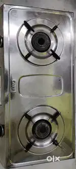 Two Burner Gas Stove Stainless Steel