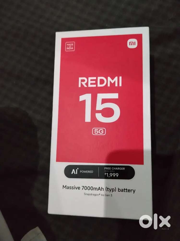 Bilkul new phone emergency sale redmi 15 5g 256