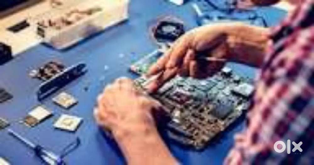 I want a job as computer and laptop technician