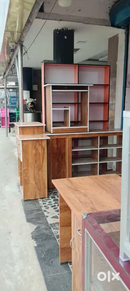 Wooden rack wooden display wooden maligai kadai display