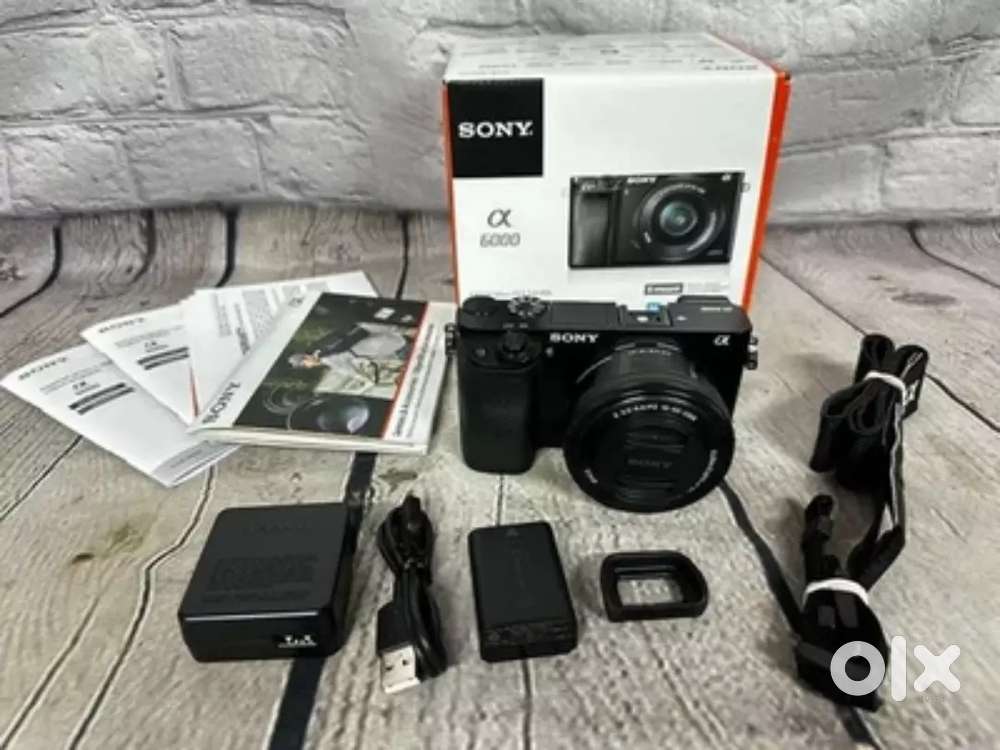 Used item SONY alpha a6300 Digital Camera With All Accessories.
