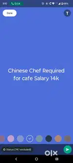 Chinese Chefs/Cook Required