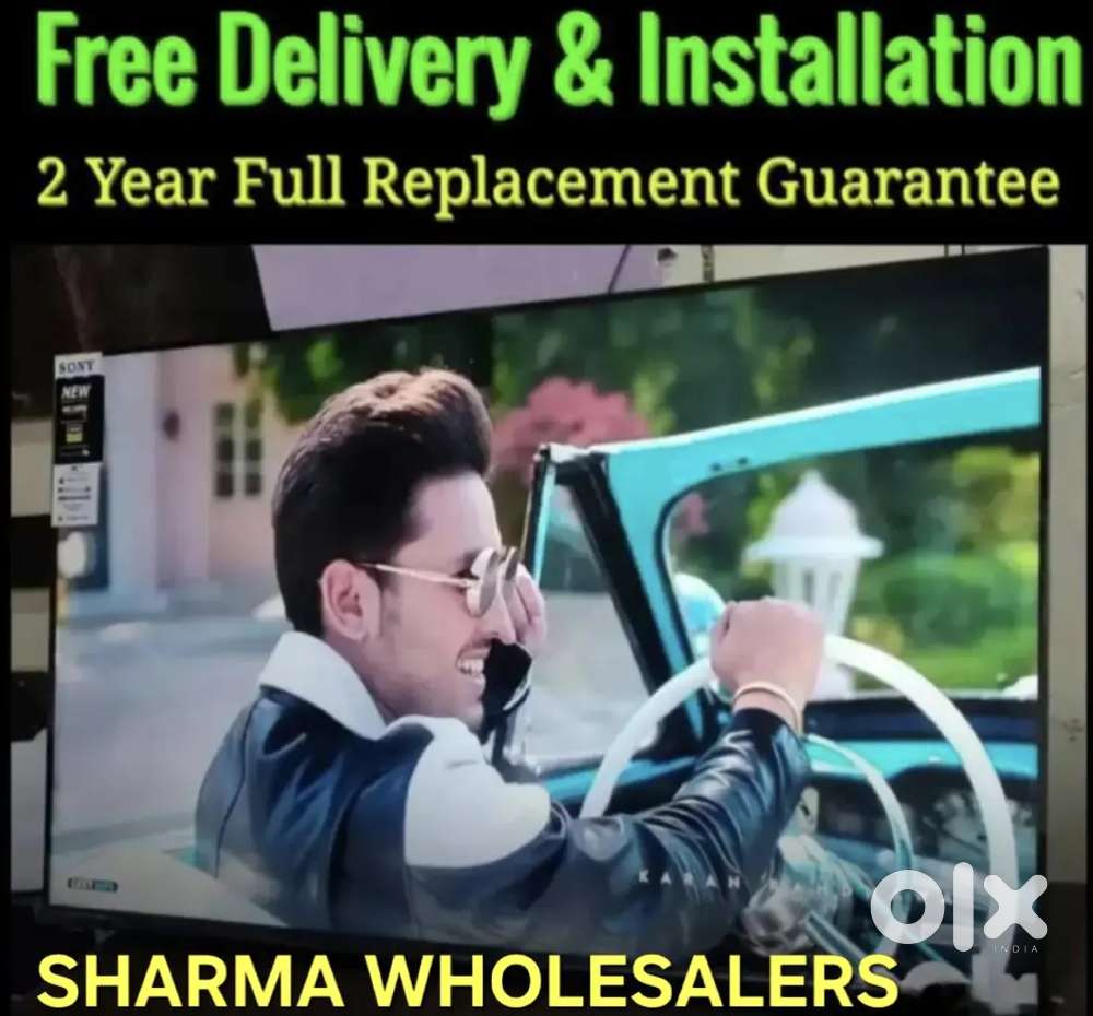 #45 FULL HD ANDROID SMART LED TV WITH WOOFER SOUND BAR BUILT-IN