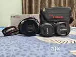 Canon EOS 1500 D with 3 Lenses, 2 Batteries | Supermint Condition |