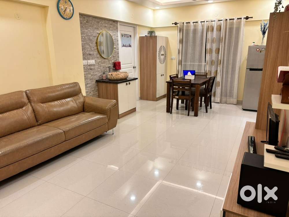 3 bhk semi furnished flat in Sarjapura