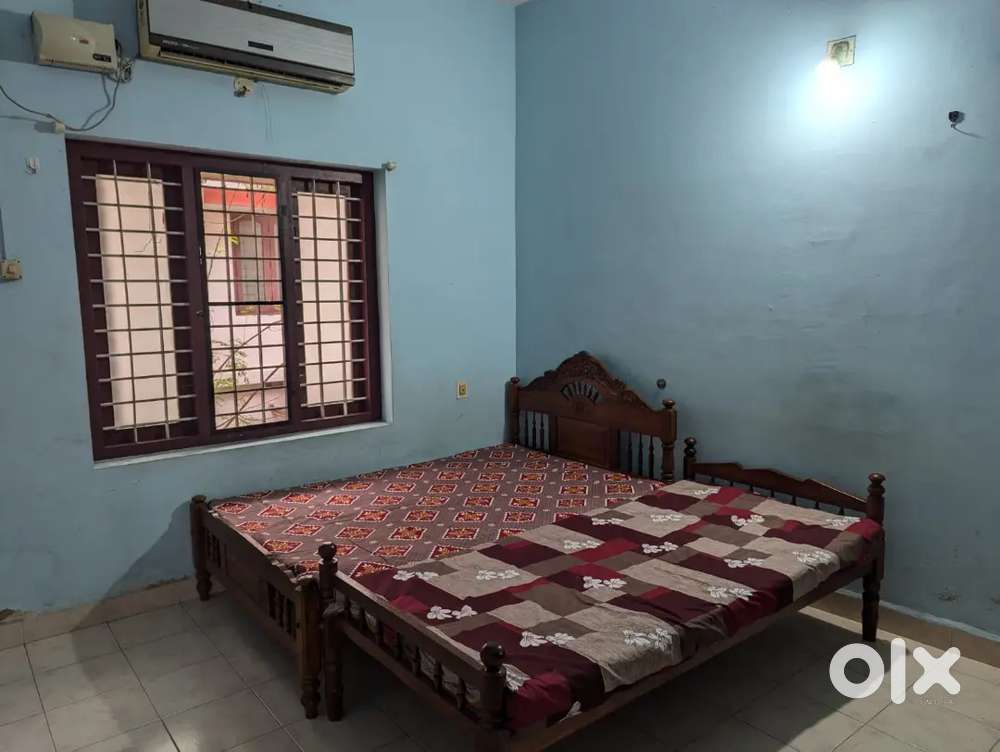 NGO 2 BHK fully furnished 1st floor house for rent