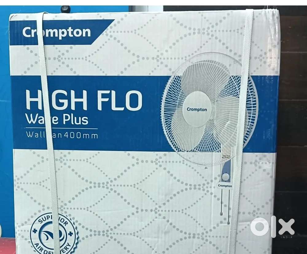 Used Crompton Wall Mounted Fan 2 Nos