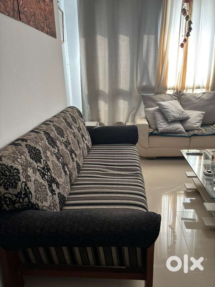 3 Seater Teak Wood Sofa