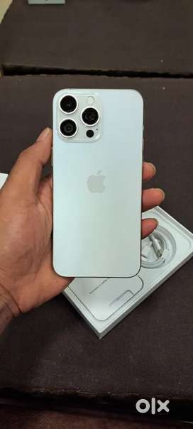 IPHONE 15 PRO MAX TITANIUM WHITE IN REFURBISHED