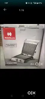 Havells griller new Box pak Rs 9000