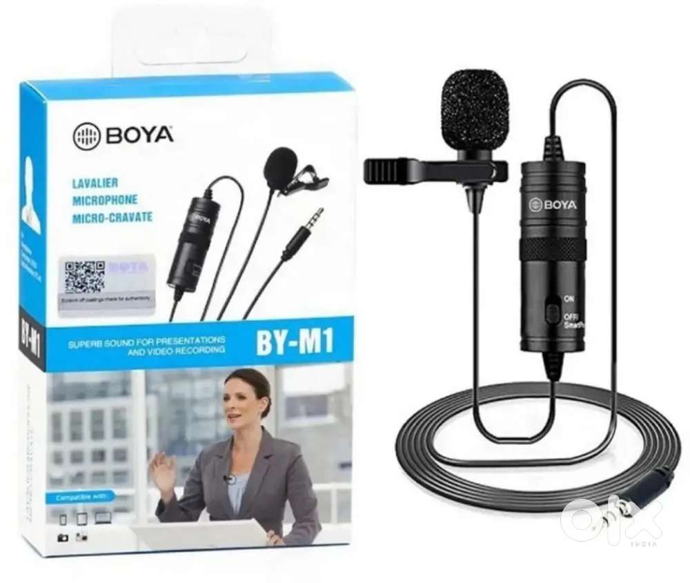 BOYA BY M1 Omnidirectional Lavalier Microphone for Audio Recorders.