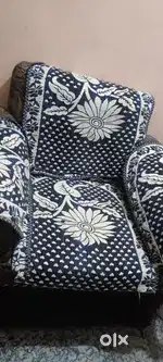 Sofa chair and small almirah