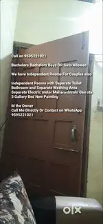 Independent Rooms Rooms For Bachelors Boys Girls  OR Couples