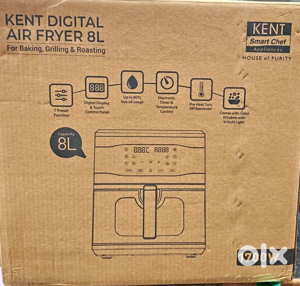 Brand New Kent Digital Air Fryer 8 litres ( Unopened Box)