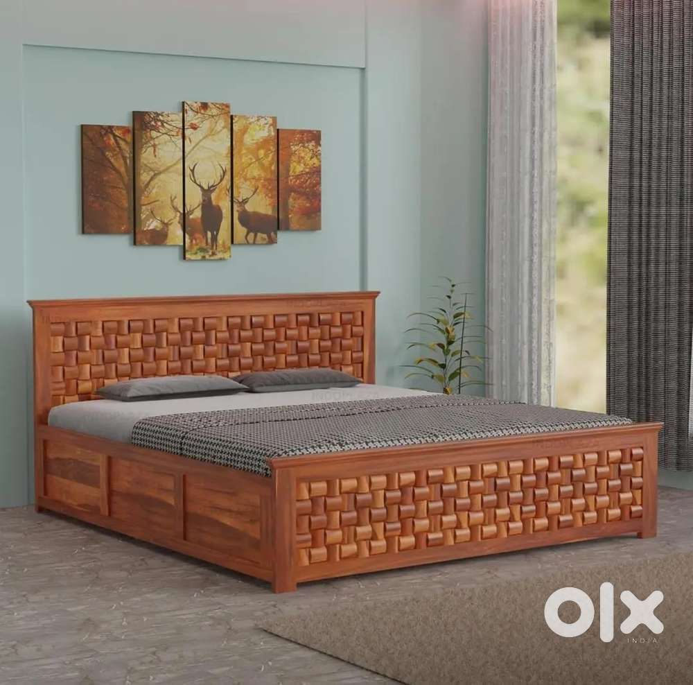 Sheesham wood king size bed in just 29999