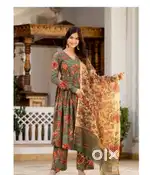 Lehriyaa faishan anarkali kurta plazo kurta set