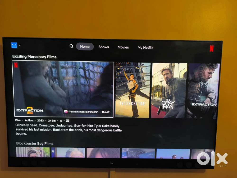 TCL x4 65 inch tv