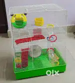 Pet Cage - Exercise Wheel, Easy-to-Clean, Fun Accessories