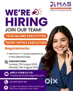 WE'RE HIRING EXPERIENCED TELECALLERS!